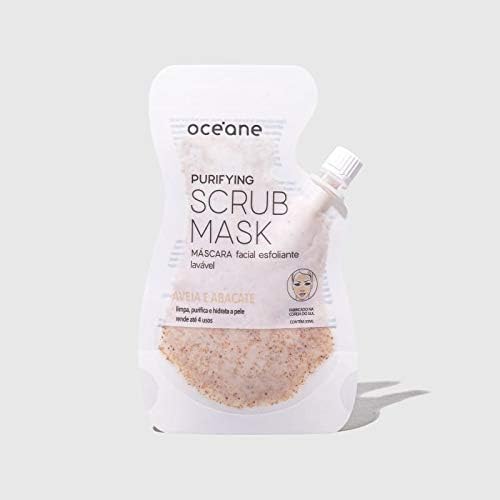 Océane Máscara Facial Esfoliante de Aveia e Abacate - Purifying Scrub Mask 35ml - Image 4