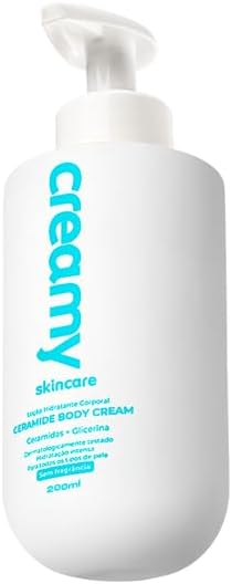 Creamy Ceramide Hidratante Corporal Loção Body Cream 200 ml Sem Fragrancia