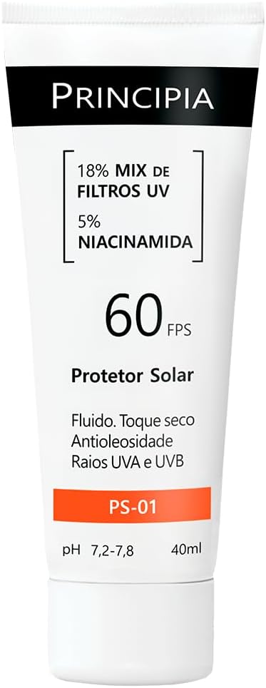 PRINCIPIA, Protetor Solar Facial FPS 60, PS-01, 40ml - Image 3