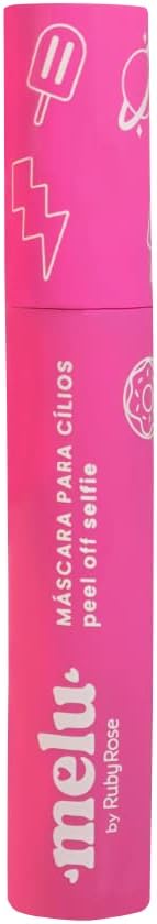 MÁSCARA PARA CÍLIOS PEEL OFF MELU RR515 SELFIE RUBYROSE