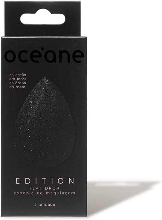 Océane Flat Drop Océane Esponja De Maquiagem Preto - Image 2