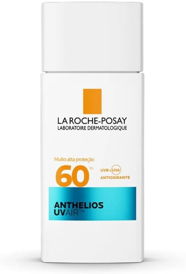 La Roche-Posay, Protetor Solar Facial, Anthelios UvAir, Sem Cor, FPS60, 45ml