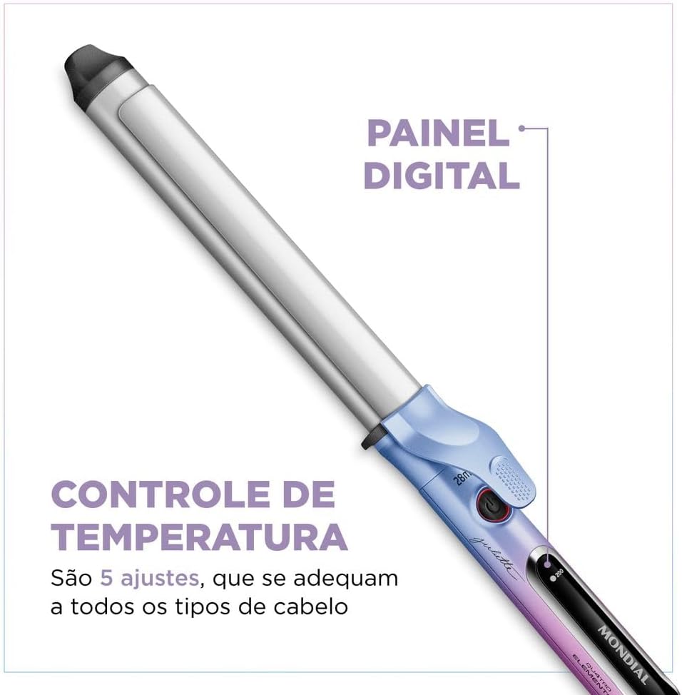 Modelador de Cachos By Juliette, Mondial, Azul/Rosa, 70W, Bivolt - MC-JU-03 - Image 7