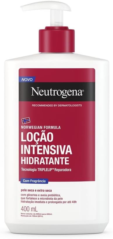Hidratante Corporal Neutrogena Norwegian Formula Intensivo com Fragrância 400ml