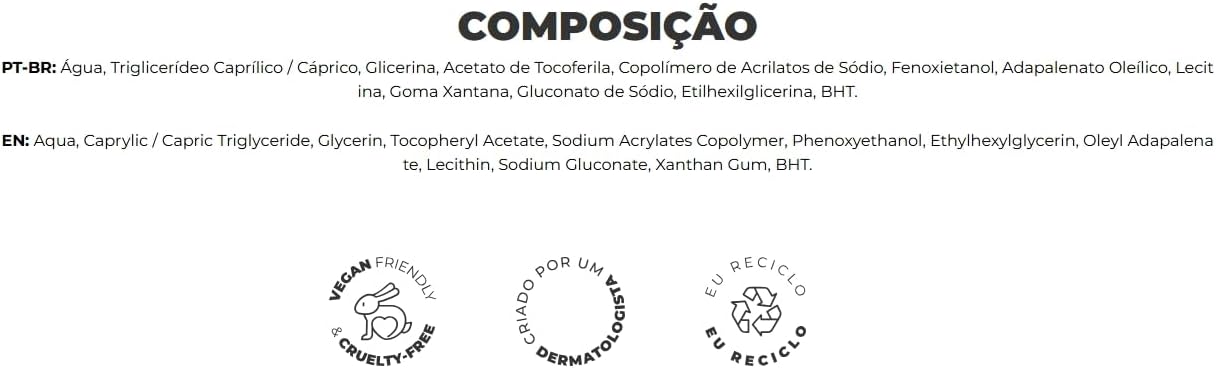 Creamy Skincare Sérum Facial Adapalenato (30g) - Image 6