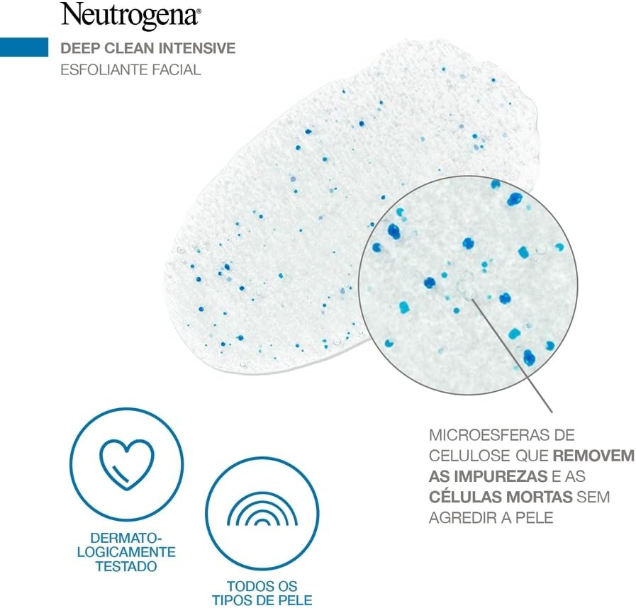 Neutrogena Gel Esfoliante Facial Deep Clean Intensive,100g - Image 4