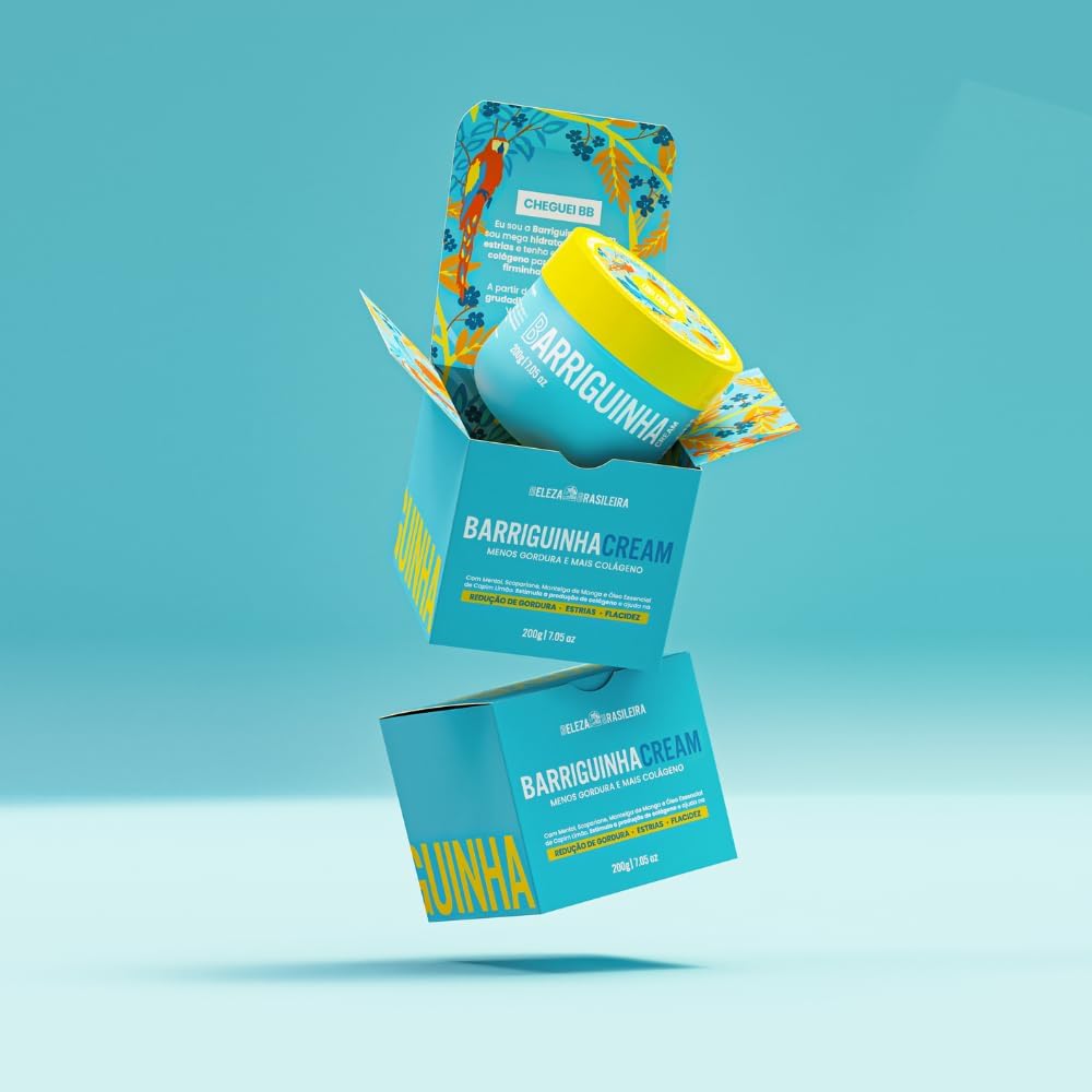 Beleza Brasileira Barriguinha Cream Creme Firmador e Redutor de Medidas, Celulites e Flacidez. - Image 5