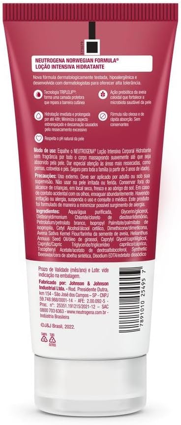Neutrogena Norwegian Hidratante Corporal Intensivo Sem Fragrância, 200ml - Image 3