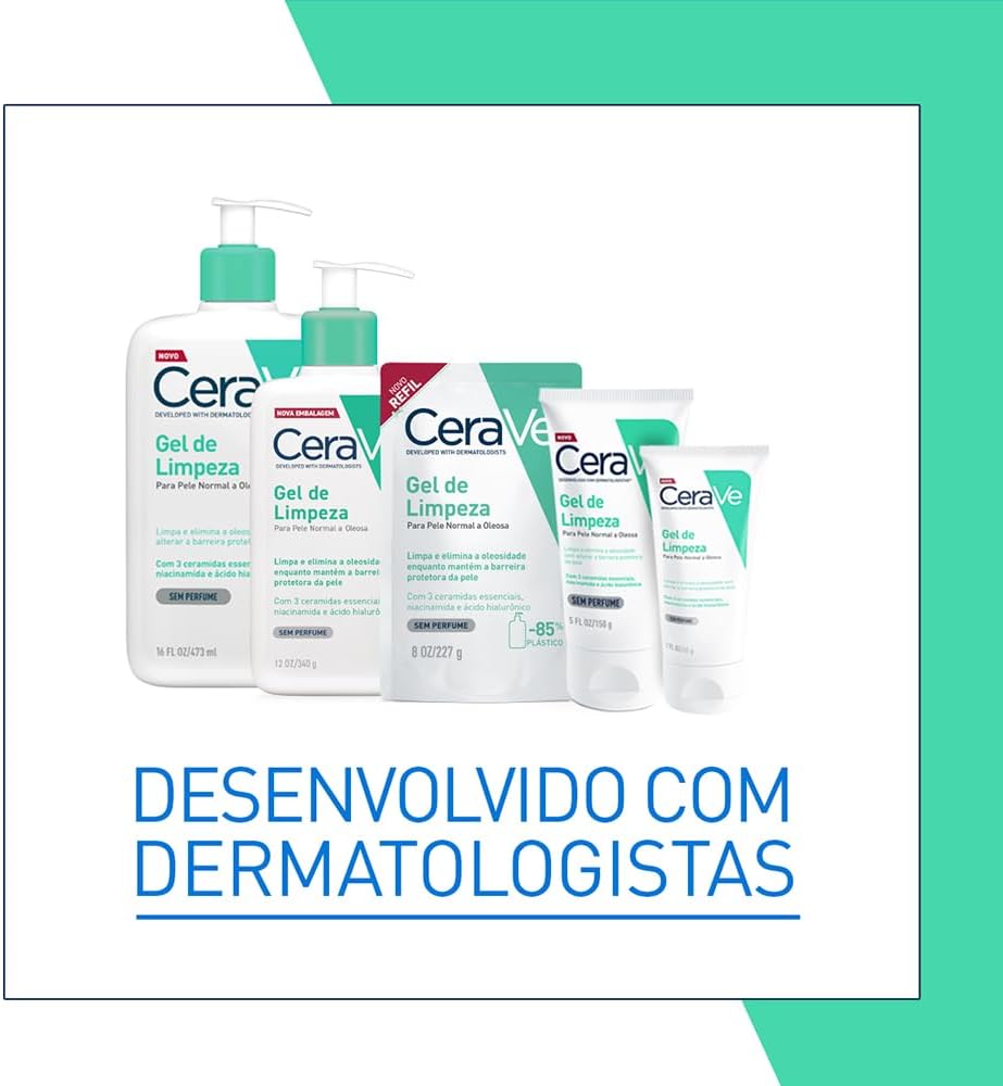 CeraVe, Gel de Limpeza Facial para pele oleosa, com Ácido Hialurônico e Niacinamida, 454g - Image 18