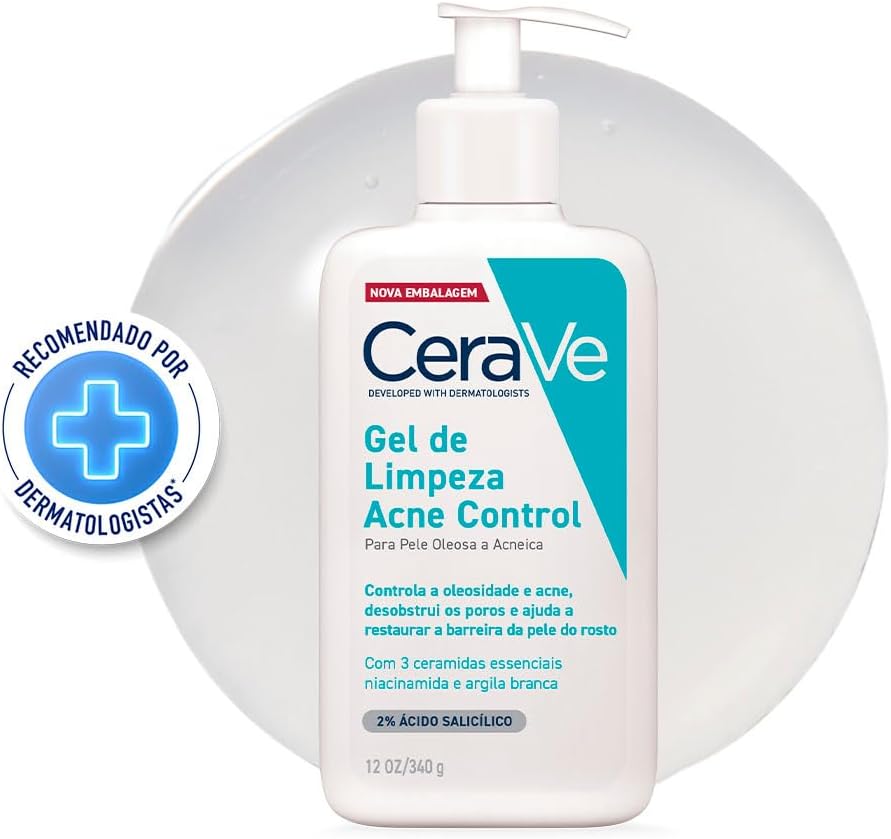 Cerave, Gel de Limpeza Acne Control com Niacinamida e Ácido Salicílico, 340g - Image 4