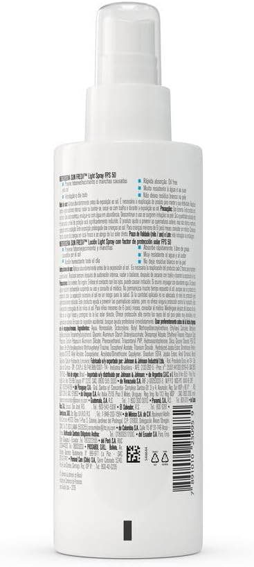 Neutrogena Protetor Solar Corporal Spray FPS 50,180ml - Image 3