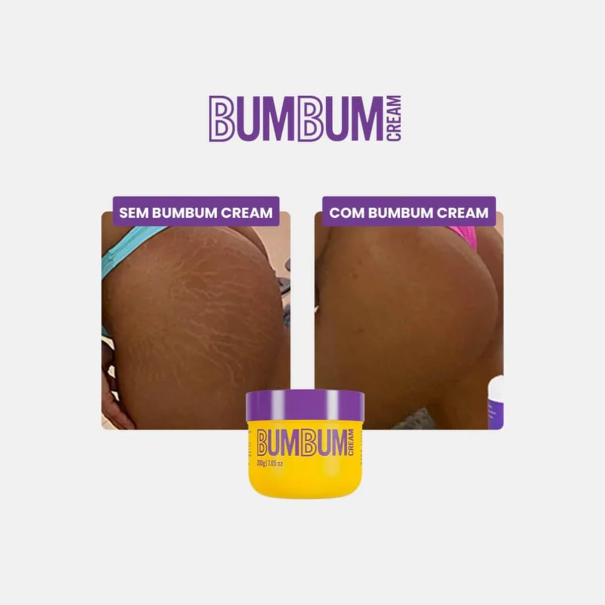 Beleza Brasileira Creme Hidratante Corporal Bumbum Cream 200g - Image 5