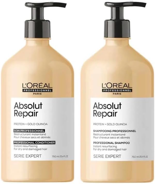 Kit L'Oréal Absolut Repair Shampoo 750ml + Condicionador 750ml