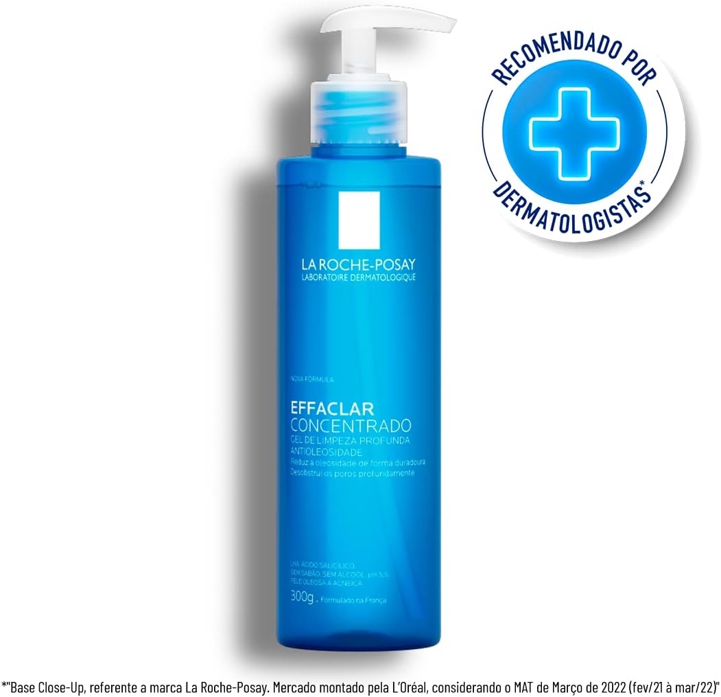 La Roche-Posay Effaclar Gel de Limpeza Facial Antiacne Concentrado com Ácido Salicílico, Zinco e LHA, 300ml - Image 2