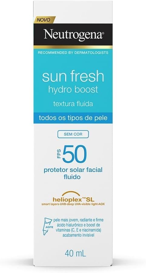 Protetor Solar Facial Neutrogena Sun Fresh Hydro Boost Sem Cor FPS 50 40mL - Image 6