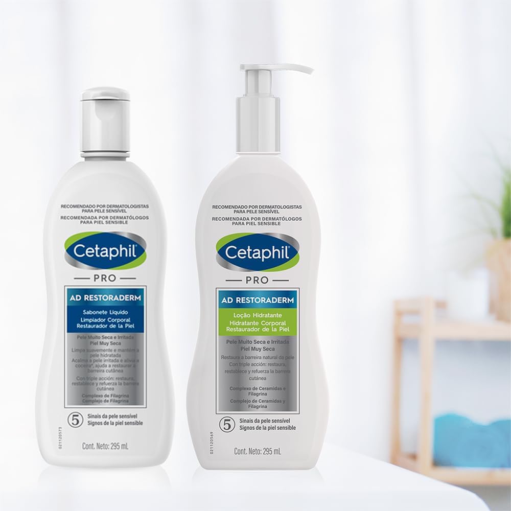 Cetaphil Pro AD Restoraderm Loção Hidratante Hipoalergênica 295ml - Image 6