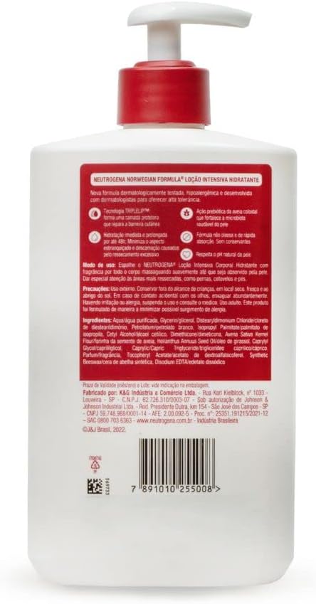 Hidratante Corporal Neutrogena Norwegian Formula Intensivo com Fragrância 400ml - Image 2