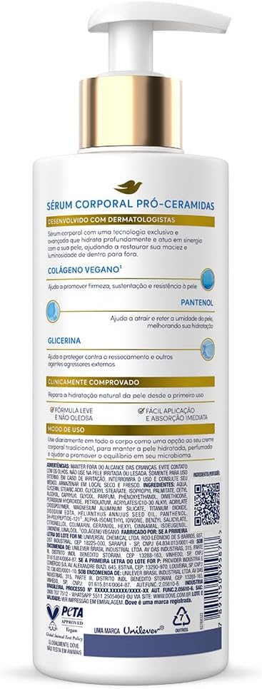 Dove Sérum Hidratante Corporal Pró-Ceramidas + Dermo Hidratante 380ml - Image 2