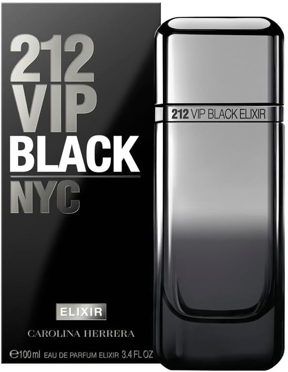Carolina Herrera 212 Vip Black Elixir Edp Perfume Masculino 100ml - Image 2