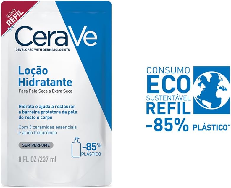 CeraVe, Loção Hidratante Corporal, com textura Fluida e Ácido Hialurônico 340g - Image 38