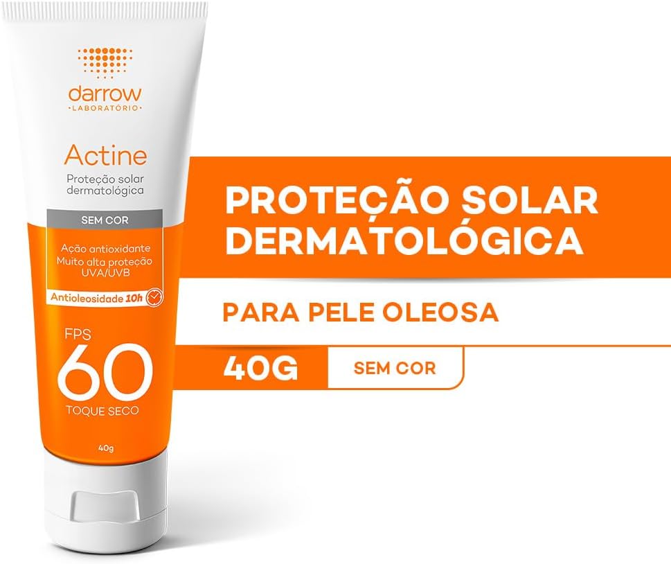 Darrow Actine Protetor Solar Dermatológico FPS 60, 40g - Image 3