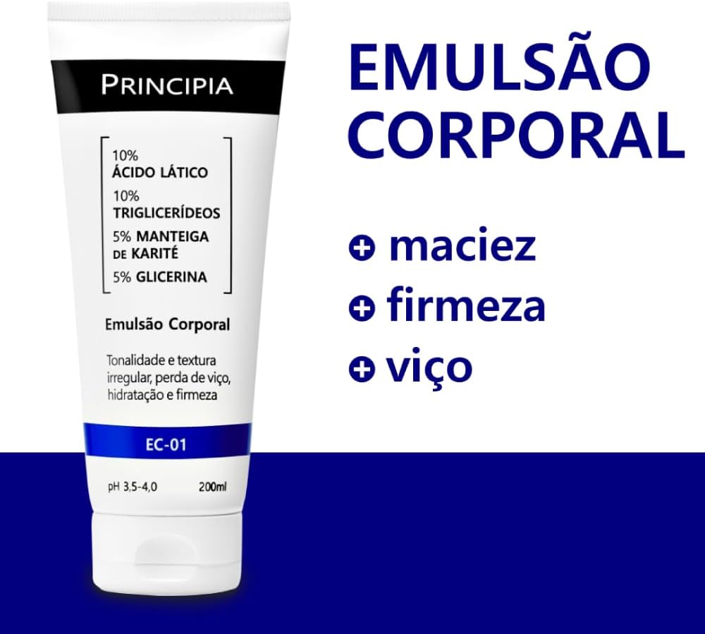 Principia, Emulsão Corporal, 10% Ácido Lático Ec-01 200ml - Image 3