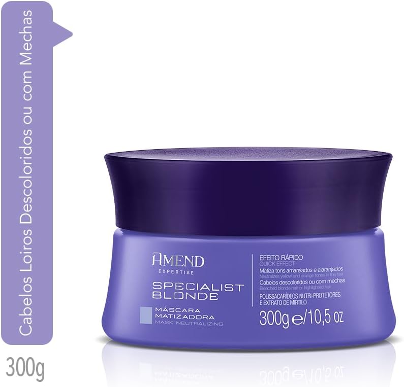 Máscara Matizadora Amend Specialist Blonde 300 G - Image 2