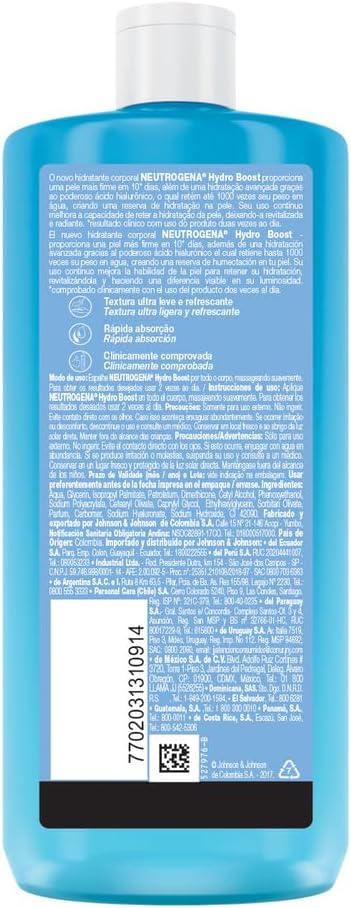 Neutrogena Hidratante Corporal Hydro Boost Water Gel, 400ml - Image 2