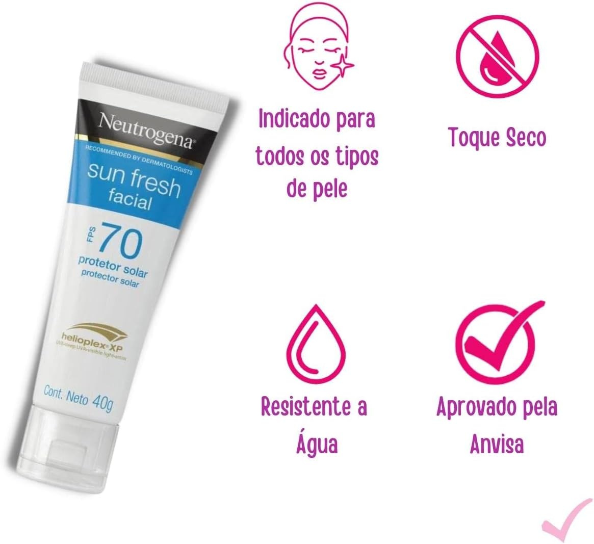 Neutrogena Promopack Corporal Fps70 200ml E Neutrogena Sun Fresh Facial Fps70 40g - Image 3