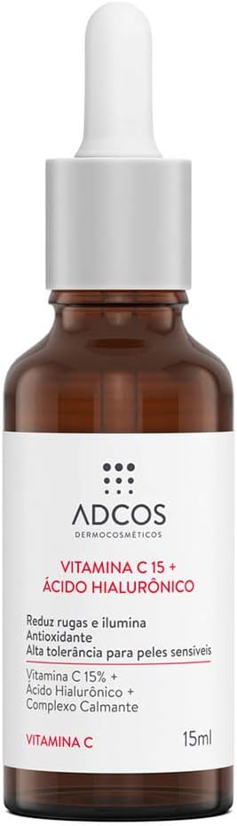 Sérum Adcos Vitamina C 15+Ácido Hialurônico 15ml