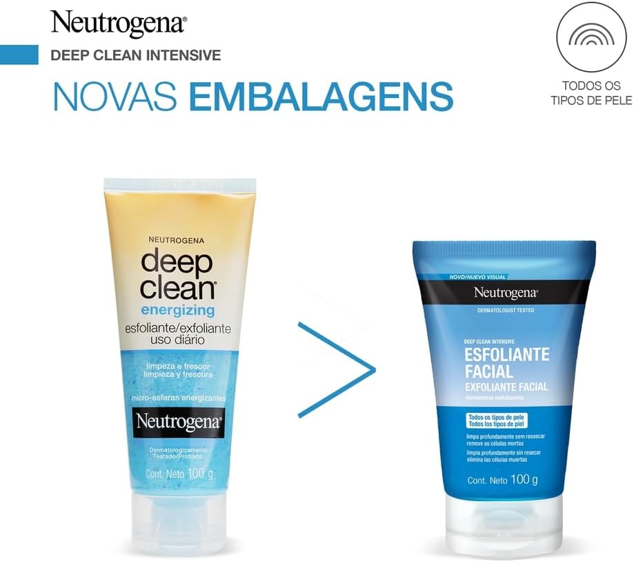 Neutrogena Gel Esfoliante Facial Deep Clean Intensive,100g - Image 8