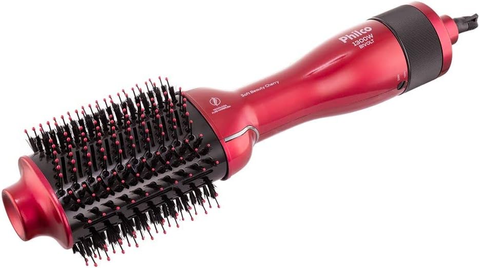 Escova Secadora Philco PEC13 4 em 1 Soft Beauty Cherry Bivolt - Image 3