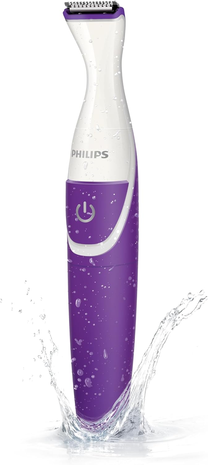 Aparador Elétrico Feminino Philips Essencial BRT383/15 para Pelos Íntimos - Image 2