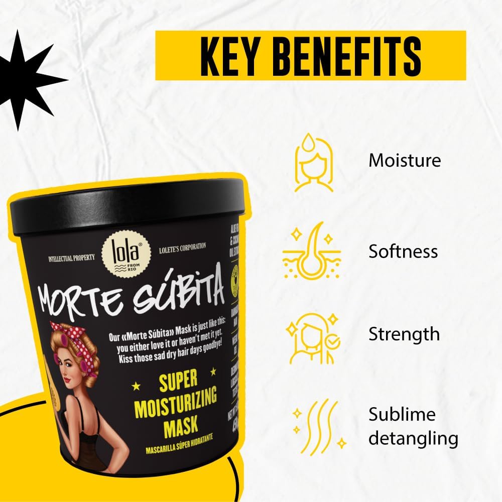 Morte Súbita Máscara Super Hidratante 450g , Lola Cosmetics - Image 5