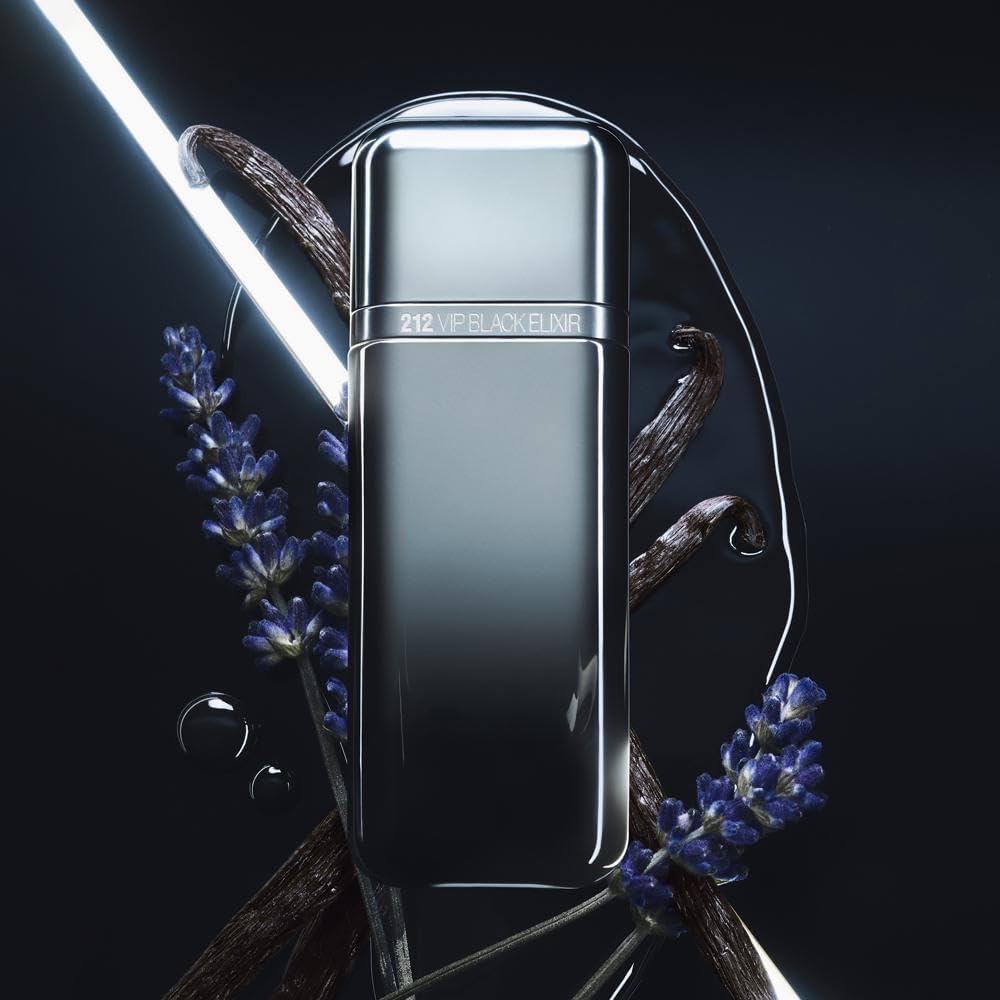 Carolina Herrera 212 Vip Black Elixir Edp Perfume Masculino 100ml - Image 4