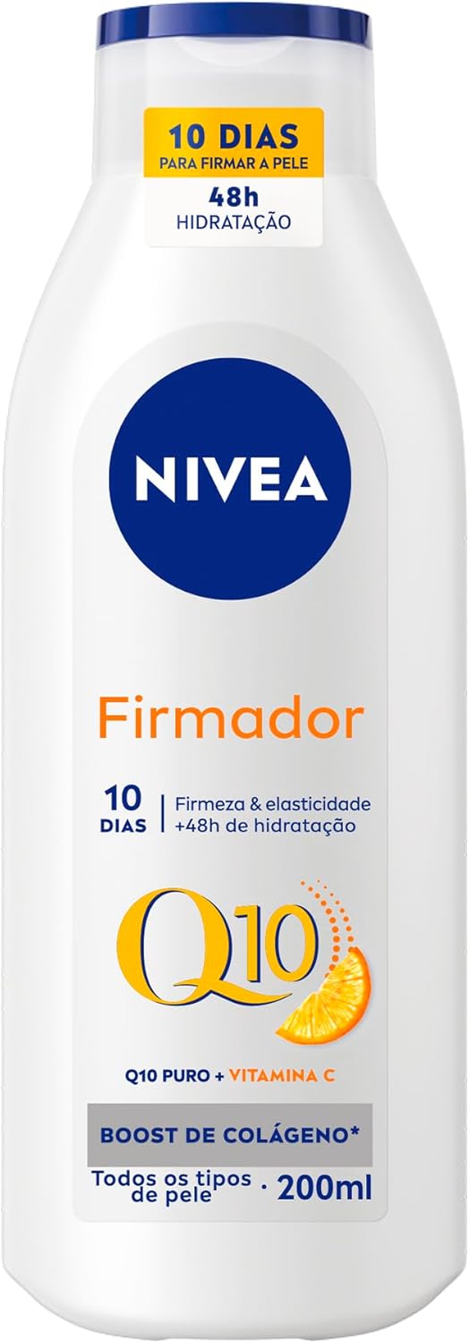 NIVEA Loção Hidratante Firmador Q10 + Vitamina C Todos os Tipos de Pele 200ml
