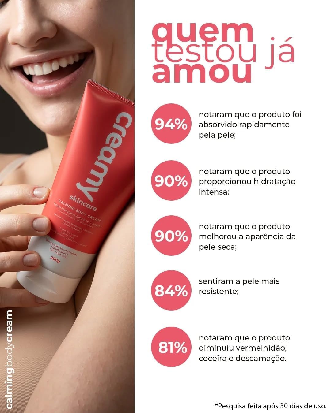 Creamy Skincare Calming Body Cream 200g - Image 5