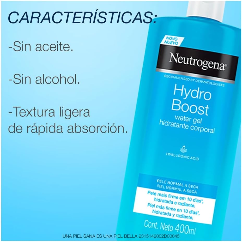 Neutrogena Hidratante Corporal Hydro Boost Water Gel, 400ml - Image 3