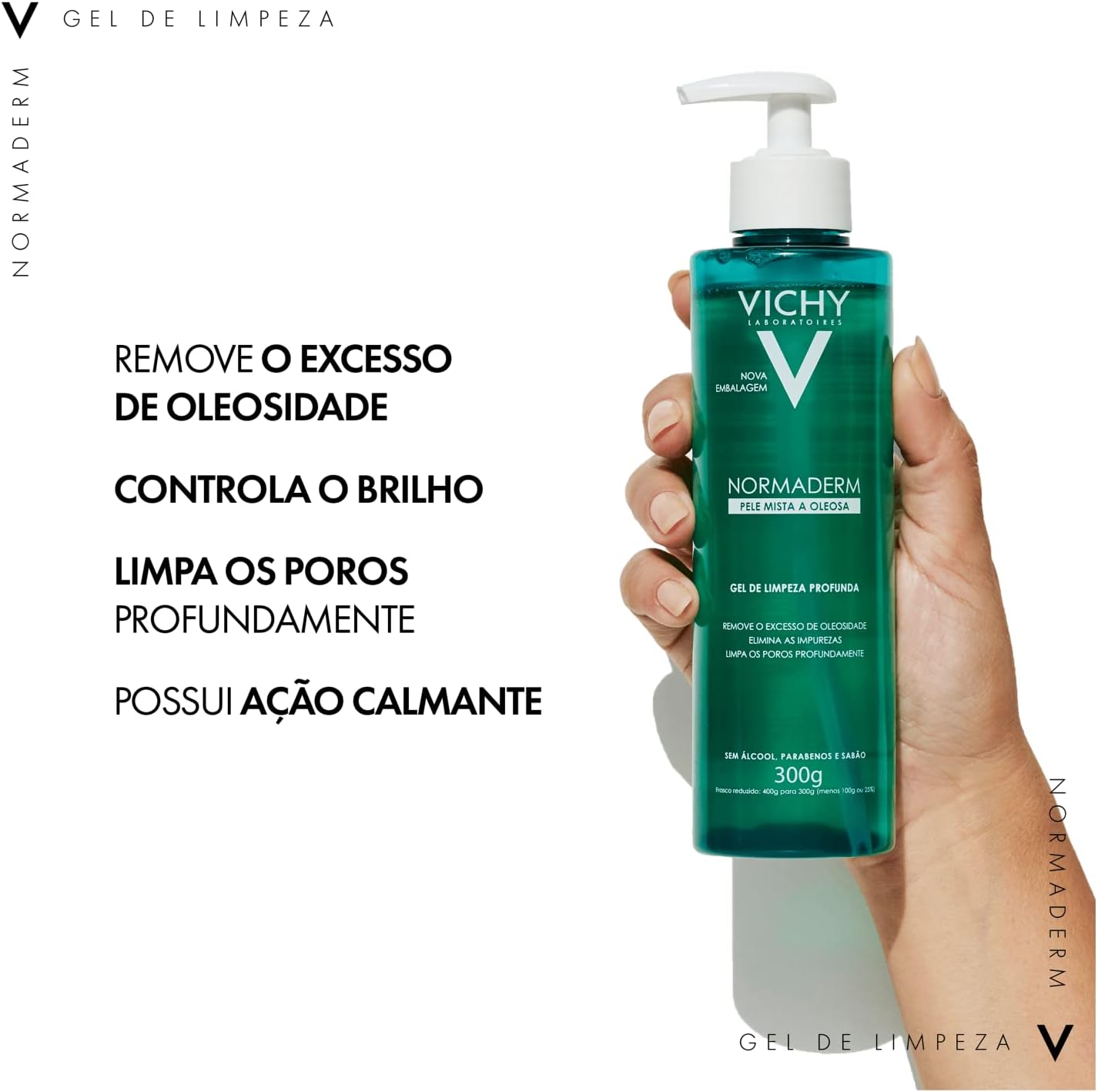 Vichy Normaderm Gel de Limpeza Profunda, com Ácido Glicólico e Salicílico, 300g - Image 14