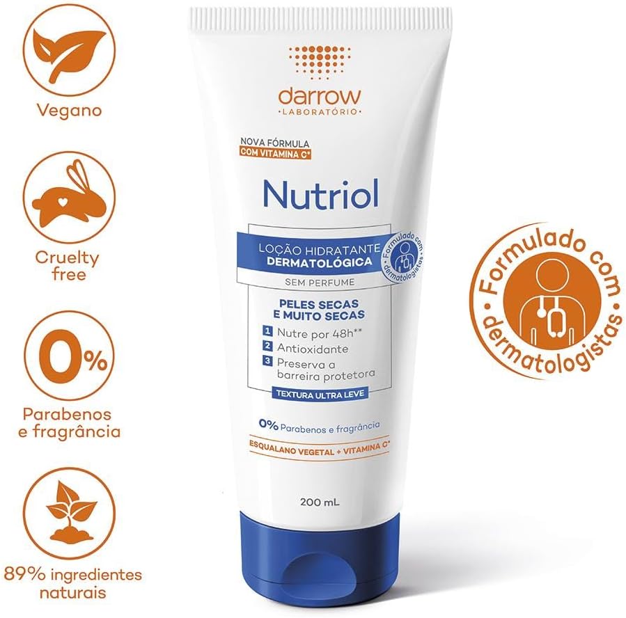 Darrow Nutriol Hidratante Sem Perfume 200Ml Nova Fórmula - Image 3