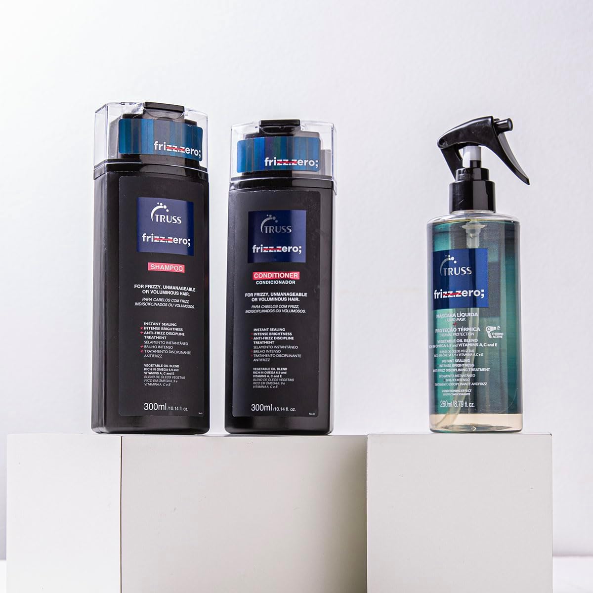 Truss Frizz Zero Leave-In | Máscara Líquida para Controle de Frizz, Brilho e Hidratação | 260ml - Image 5