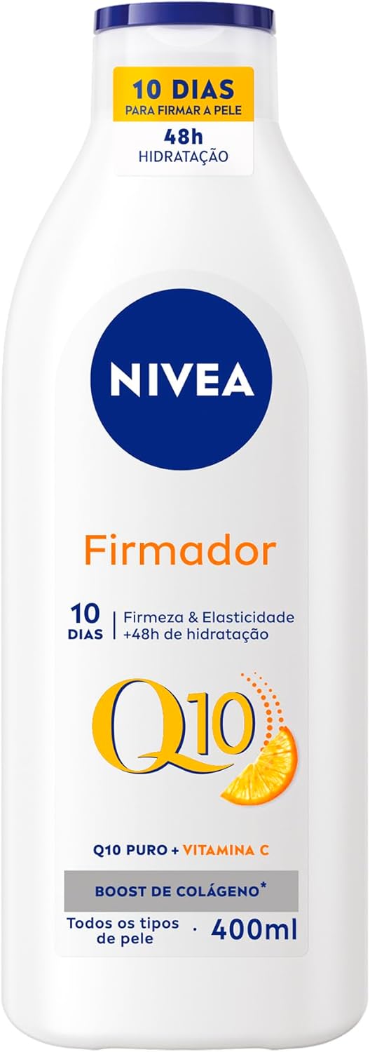 NIVEA Loção Hidratante Firmador Q10 + Vitamina C Todos os Tipos de Pele 400ml