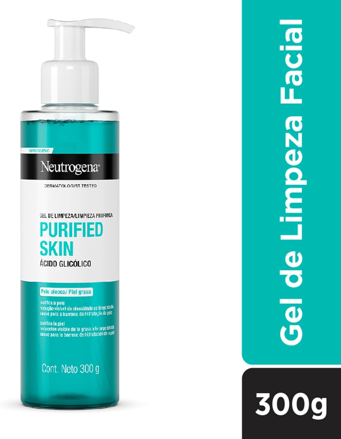 Neutrogena Gel de Limpeza Facial Purified Skin, 300g - Image 2