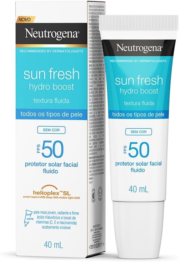 Protetor Solar Facial Neutrogena Sun Fresh Hydro Boost Sem Cor FPS 50 40mL - Image 3