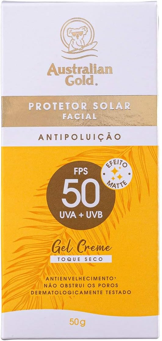 Australian Gold Protetor Solar Facial Gel Creme Fps 50 50Gr, Australian Gold - Image 3