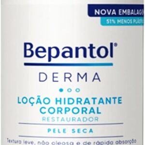 Bepantol Derma Hidratante Corporal, Restaurador para Pele Seca, 400ml