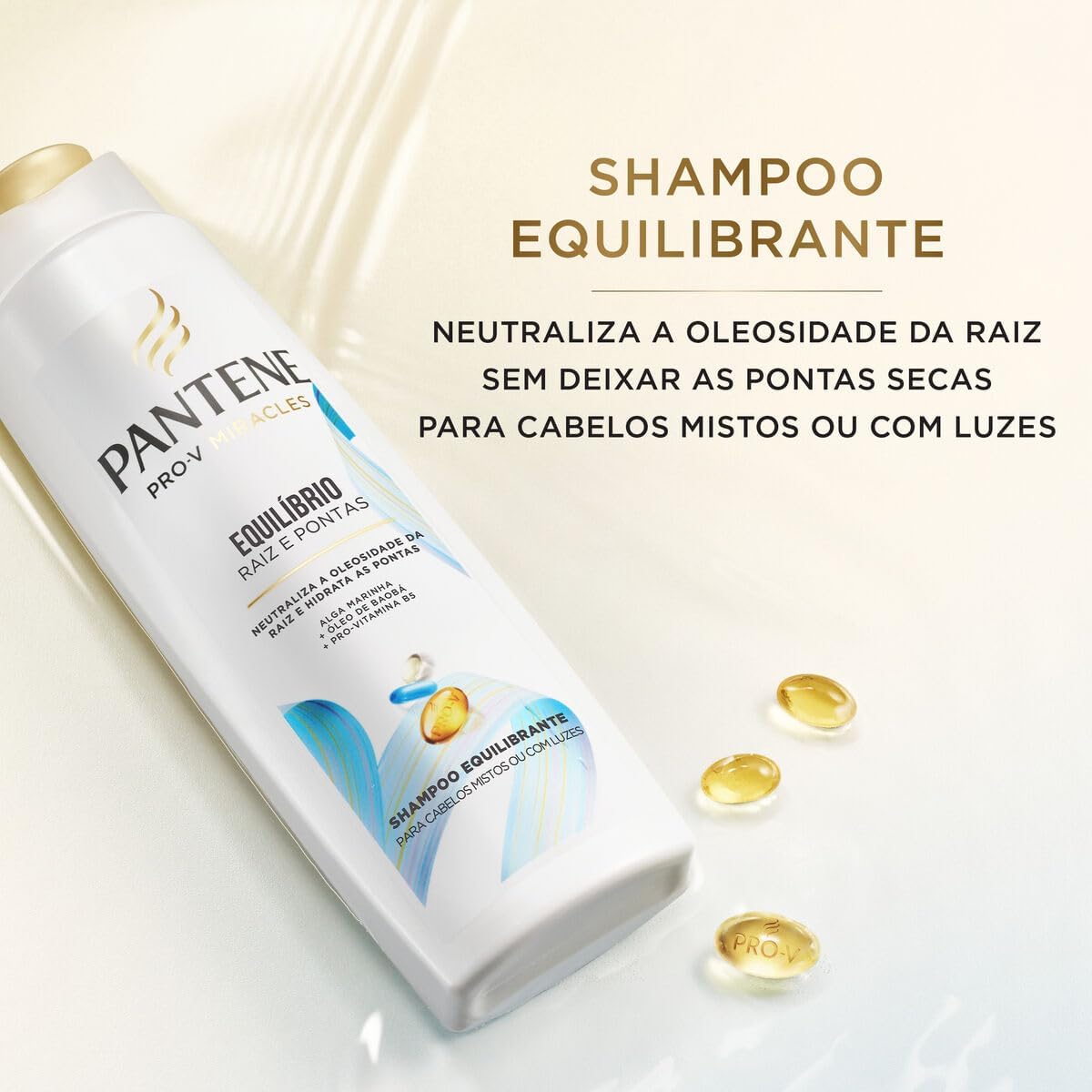 Pantene Kit PRO-V Miracles Equilíbrio Raiz e Pontas com Shampoo 300 ml, Condicionador Hidratante 250 ml, e o Sérum 95 ml - Image 5