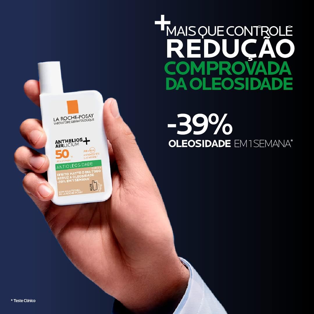 La Roche-Posay, Anthelios Airlicium, Protetor Solar Facial Antioleosidade com cor, 40g - Image 13