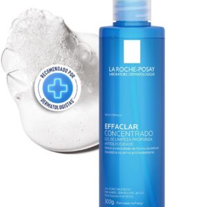 La Roche-Posay Effaclar Gel de Limpeza Facial Antiacne Concentrado com Ácido Salicílico, Zinco e LHA, 300ml
