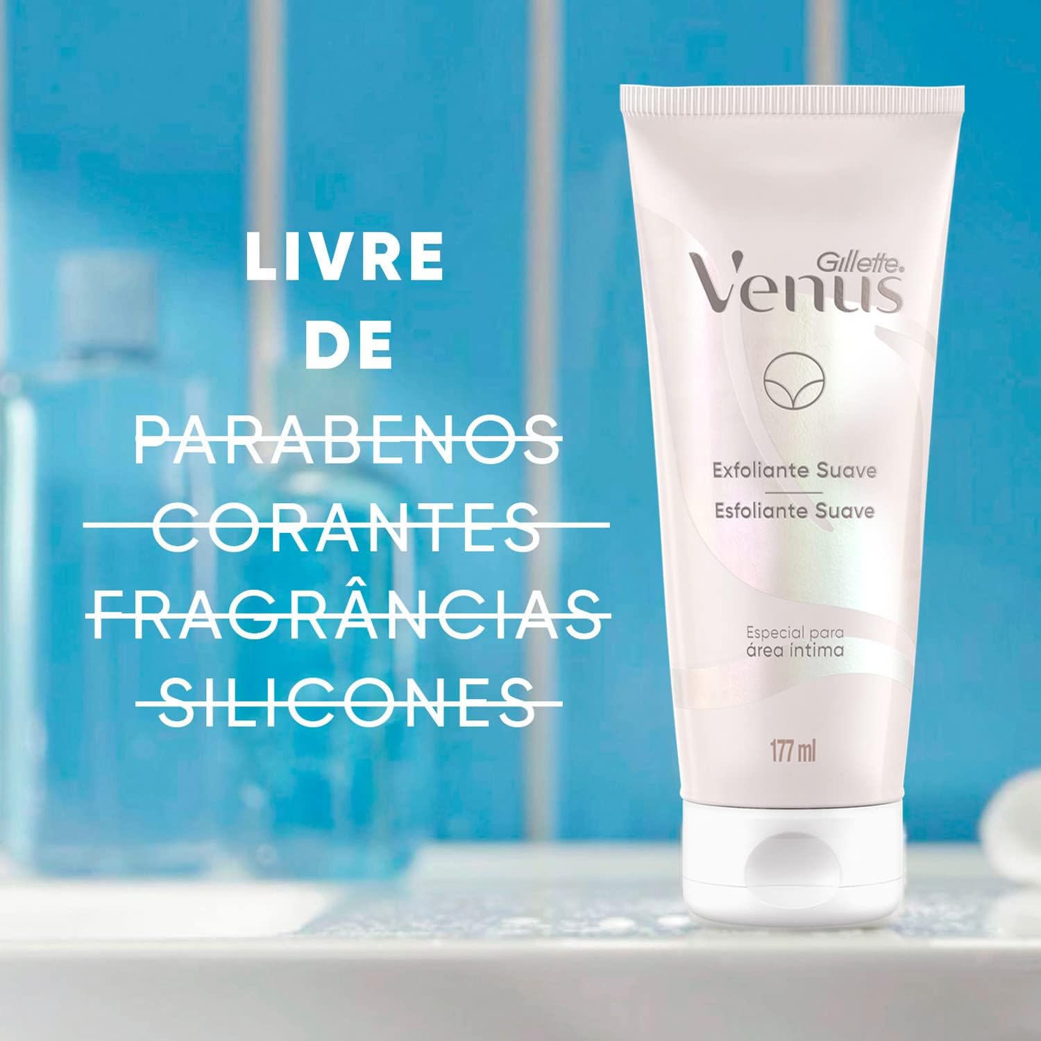 Gillette Venus Esfoliante Suave Especial Para Área Íntima, 177 ml - Image 5